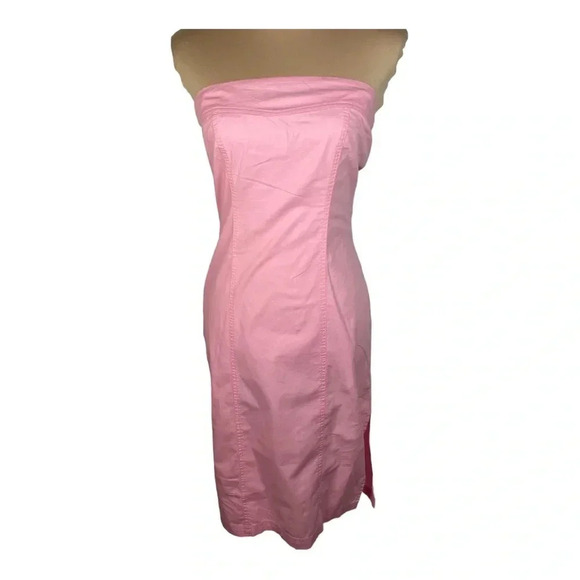 🌸 Bodywaves‎ USA Pink Strapless Mini Dress - Picture 1 of 5